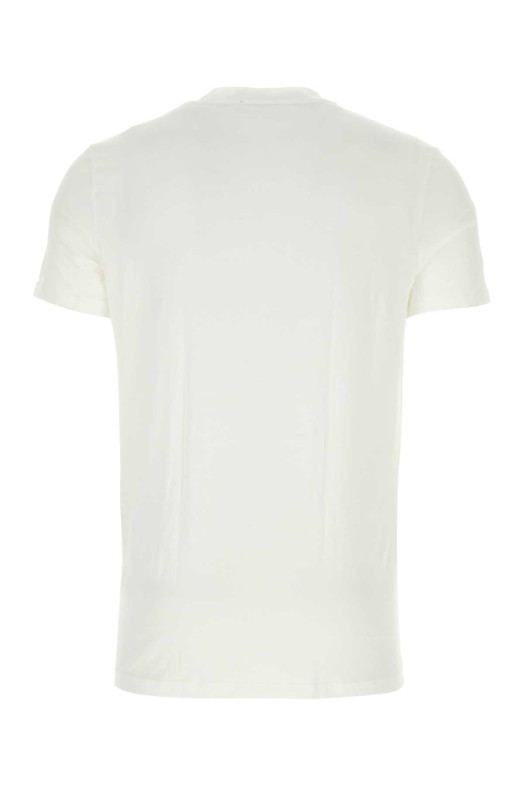 Белая футболка из эластичной хлопковой смеси TOM FORD (T4M081410)