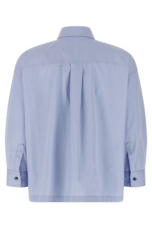 Рубашка с карманами СИНЯЯ BRUNELLO CUCINELLI MH772NA905C172