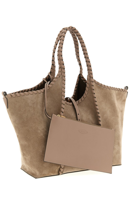 'T Timeless' medium shoulder bag Brown