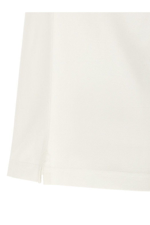 Embroidery polo shirt Beige