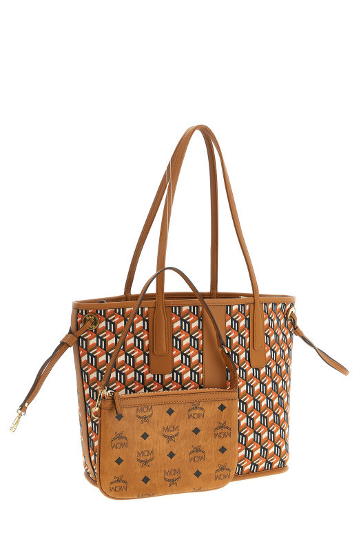 Небольшая двусторонняя сумка для покупок «Liz» коричневого цвета MWPEALR06CO