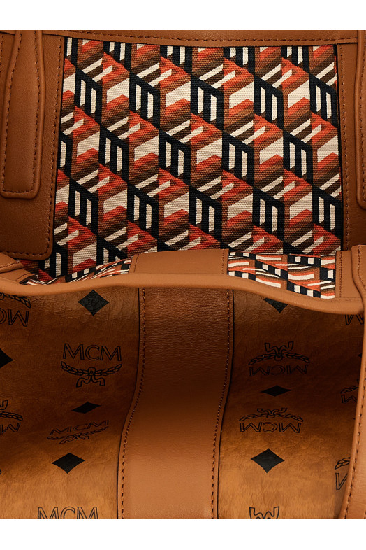 Небольшая двусторонняя сумка для покупок «Liz» коричневого цвета MWPEALR06CO