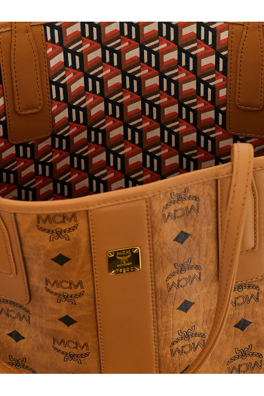 Небольшая двусторонняя сумка для покупок «Liz» коричневого цвета MWPEALR06CO