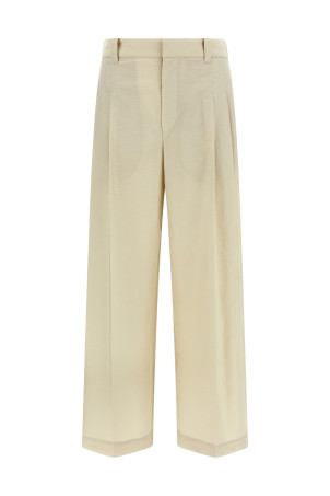 Бавовняні штани Білі BRUNELLO CUCINELLI M0F79P9189C9593