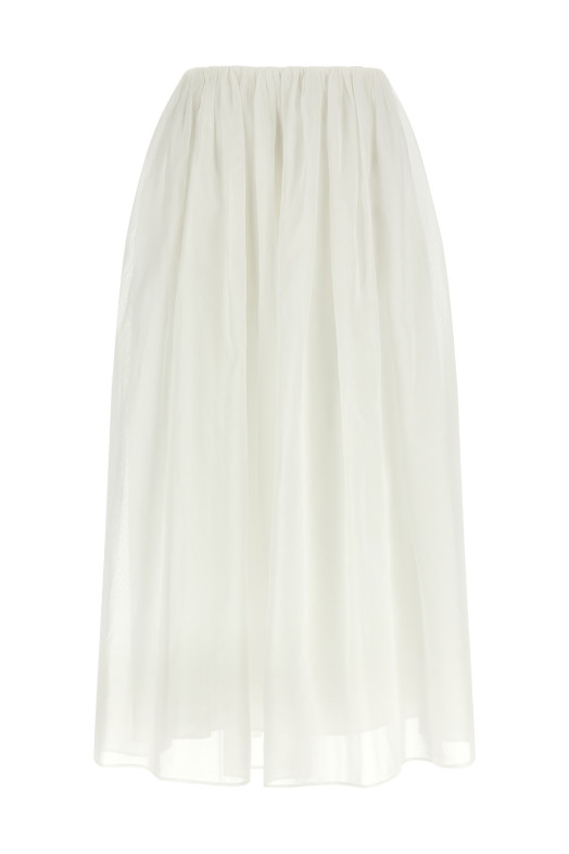 Багатошарова спідниця Біла BRUNELLO CUCINELLI M0F91G3967C100