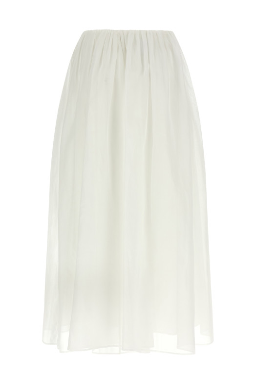 Багатошарова спідниця Біла BRUNELLO CUCINELLI M0F91G3967C100