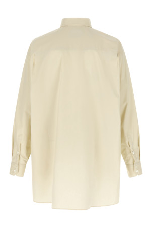 'oversized' shirt Beige