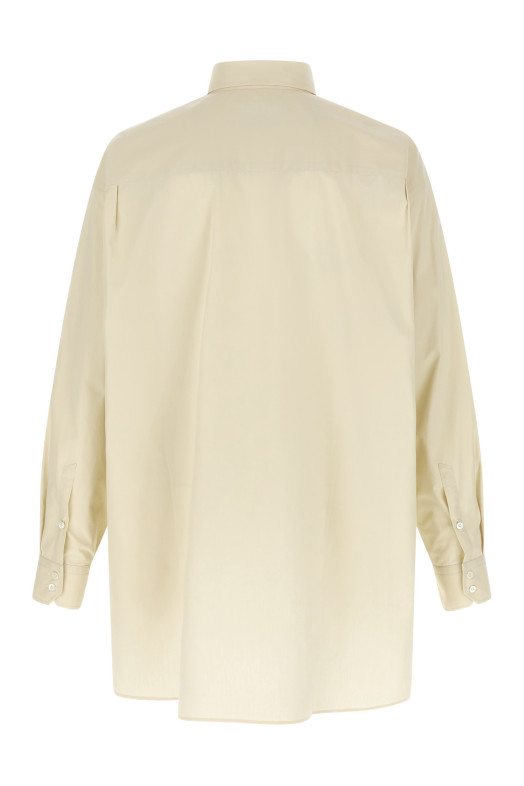 'oversized' shirt Beige