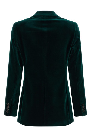 Бархатный блейзер Green GUCCI 849749Z7AZS3089