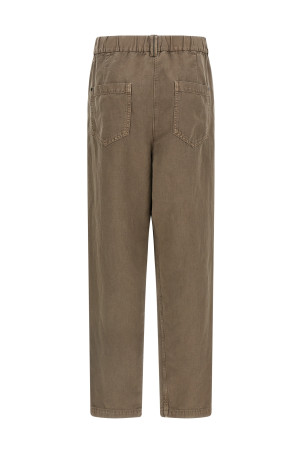 Бавовняні штани Коричневі BRUNELLO CUCINELLI ML996P5566C9325