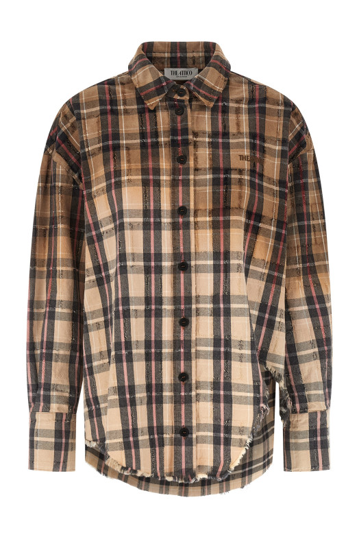 Рубашка в клетку, разноцветная THE ATTICO 251WCH00004835