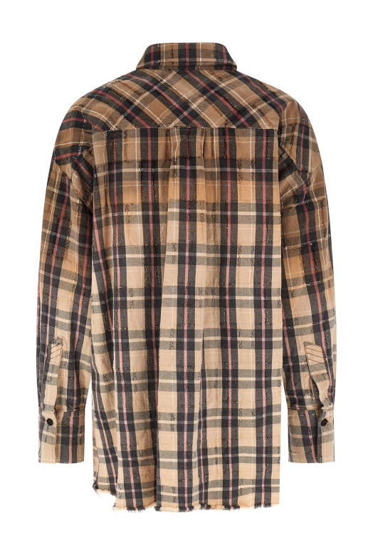 Рубашка в клетку, разноцветная THE ATTICO 251WCH00004835