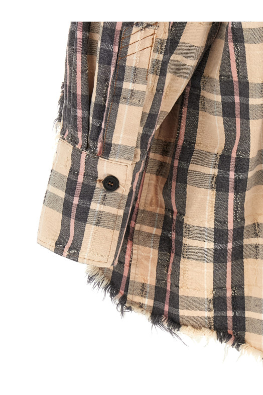 Рубашка в клетку, разноцветная THE ATTICO 251WCH00004835