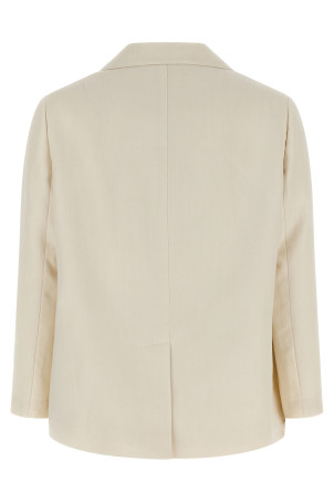 Двобортний блейзер Білий BRUNELLO CUCINELLI MH1267621C579