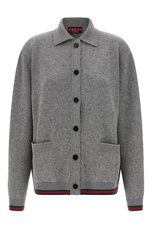Кардиган Polo Gray GUCCI 848257XKE921084