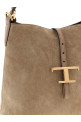 TOD'S 'T Timeless' мини-сумка-ведро Бежевая XBWTSEK0100P3A5L26