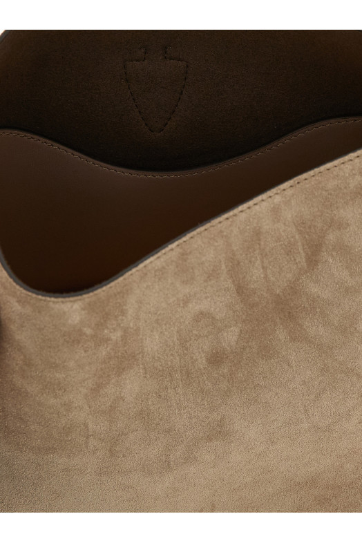 TOD'S 'T Timeless' мини-сумка-ведро Бежевая XBWTSEK0100P3A5L26