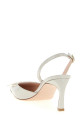 'Trompette' slingback White