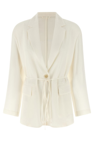 Шелковый блейзер Бежевый BRUNELLO CUCINELLI MF9067590C600