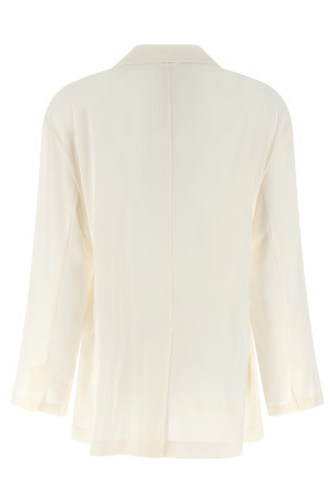 Шелковый блейзер Бежевый BRUNELLO CUCINELLI MF9067590C600