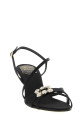 'Mini flower strass' sandals Black