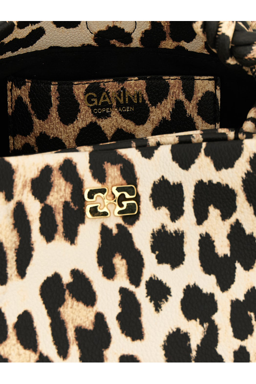 Сумка «Small Bou Bag Leopard» коричневого цвета B2100039859