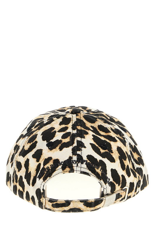 Кепка с вышивкой Коричневая GANNI A6898943