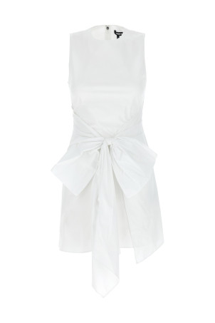 'W/Bow' dress White