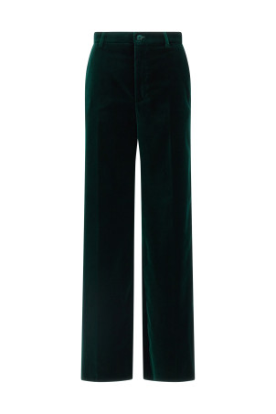 Velvet pants Green