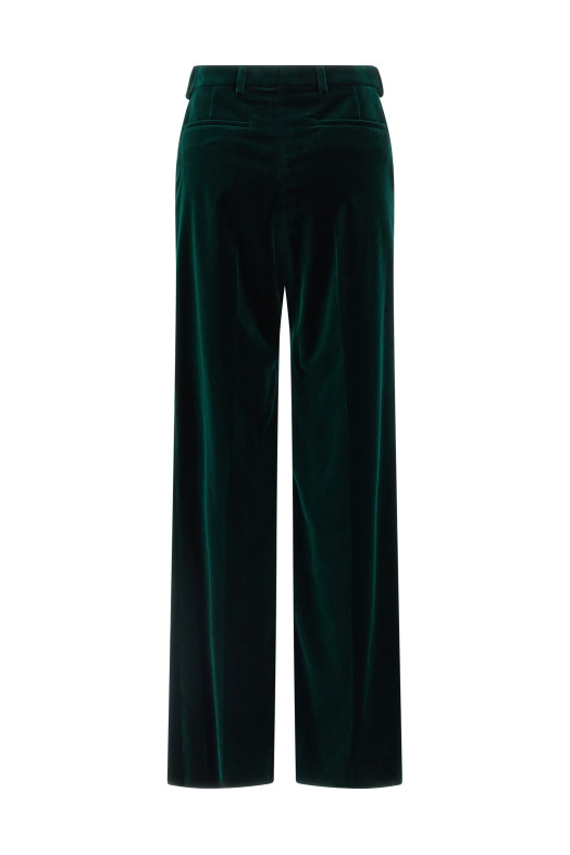 Брюки из вельвета Зеленые GUCCI 851051ZJV753089