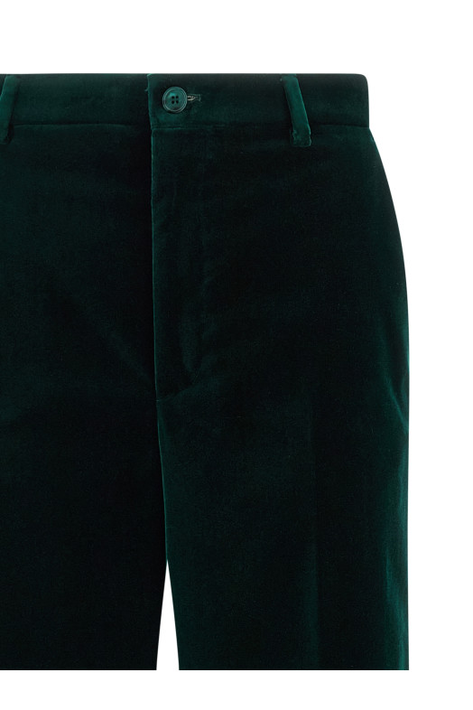 Брюки из вельвета Зеленые GUCCI 851051ZJV753089