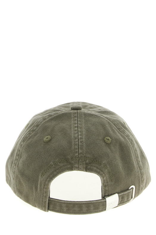 Кепка с вышивкой Зеленая GANNI A6899861