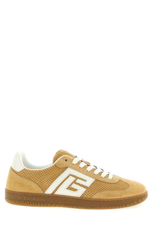 Suede sneakers Beige