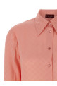 GG silk shirt Pink