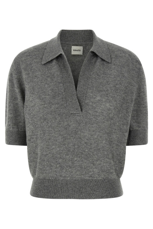 'Shrunken Jo' polo shirt Gray