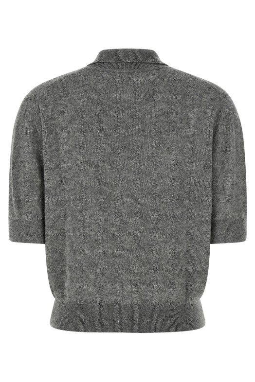 'Shrunken Jo' polo shirt Gray