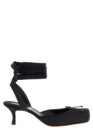 'Cassia Lace Up' pumps Black