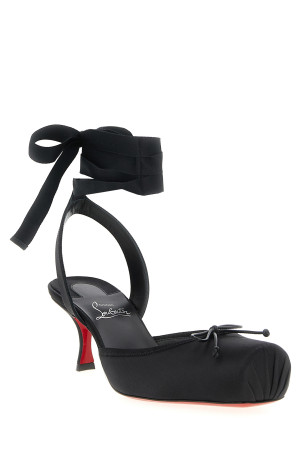 'Cassia Lace Up' pumps Black