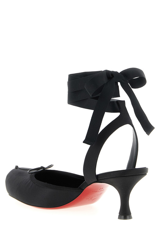 'Cassia Lace Up' pumps Black