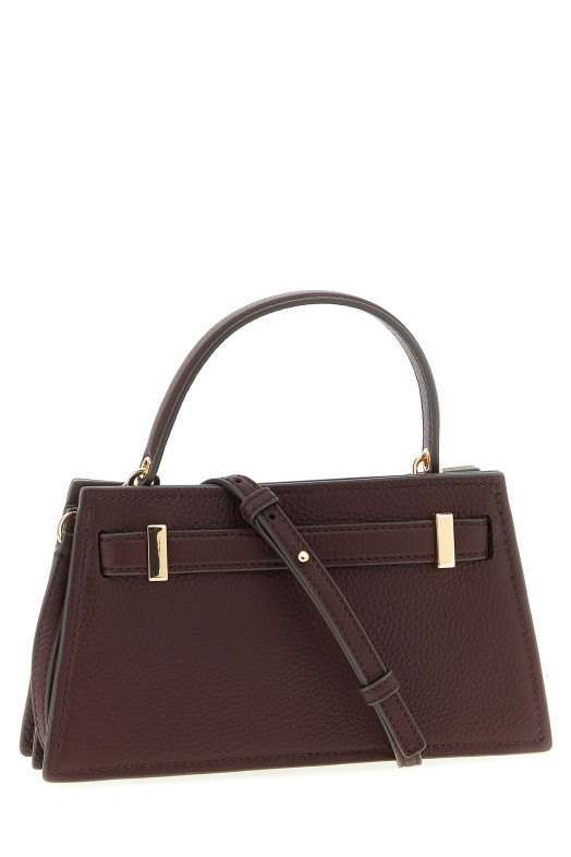 'Lee Radziwill pebble mini' crossbody bag Bordeaux