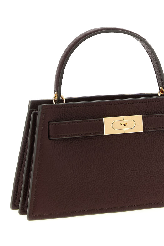 'Lee Radziwill pebble mini' crossbody bag Bordeaux