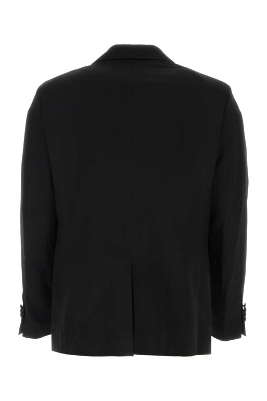 Черный блейзер из эластичной шерсти ETRO (1G5530104)