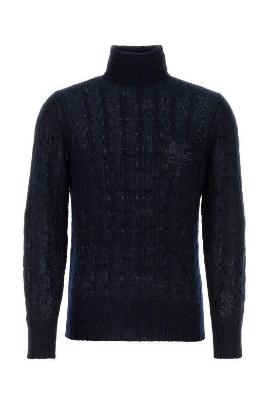 Midnight blue cashmere sweater ETRO (1N9779680)