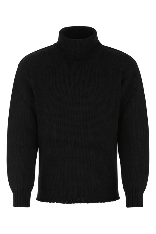 Black wool blend sweater Black TEN C (21CTCUM04185006157)