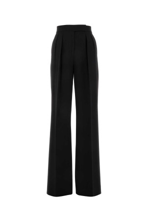 Черные брюки из эластичной шерсти Karub с широкими брючинами PIANOFORTE (2311360137600)