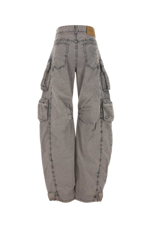 Grey cotton cargo pant THE ATTICO (251WCP00084DDC098AA)