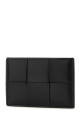 Black leather card holder Black BOTTEGA VENETA (742693VCQC4)
