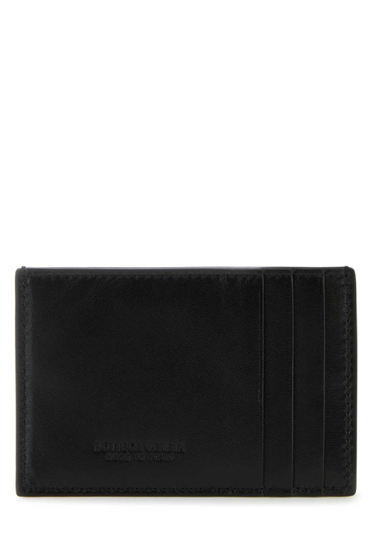 Black leather card holder Black BOTTEGA VENETA (742693VCQC4)
