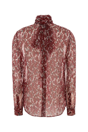 Printed silk shirt SAINT LAURENT (842861Y4J35)