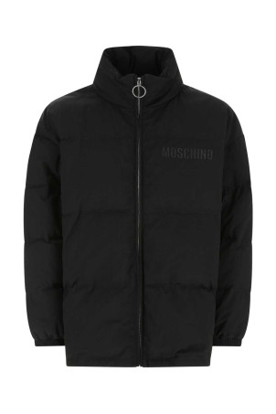 Черная нейлоновая куртка с подкладкой MOSCHINO (A06395215)